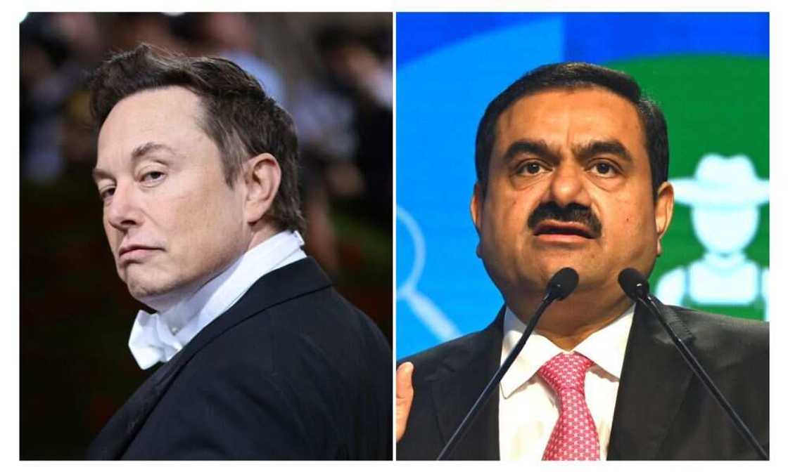 Elon Musk, Gautam Adani, Tesla