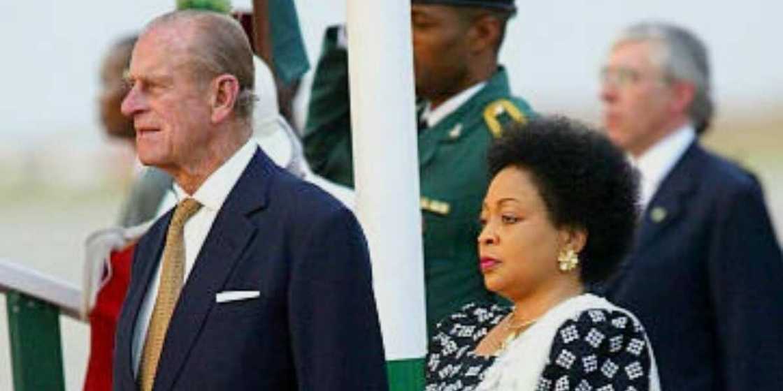 Epic throwback photo of Prince Philip and Stella Obasanjo causes massive stir online Epic throwback photo of Prince Philip and Stella Obasanjo causes massive stir online