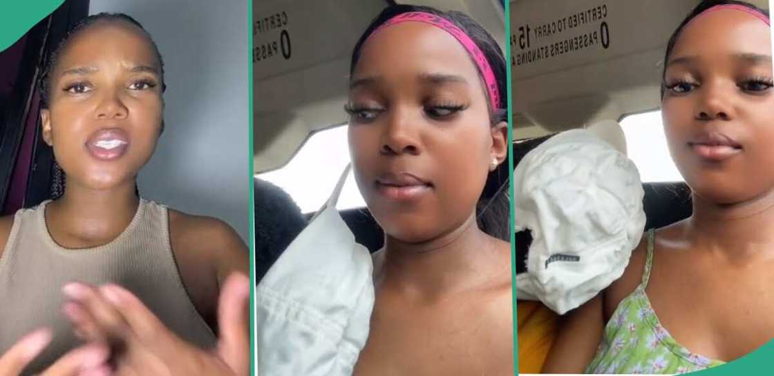 Lady cries out over what she saw man doing beside her in bus Lady cries out over what she saw man doing beside her in bus