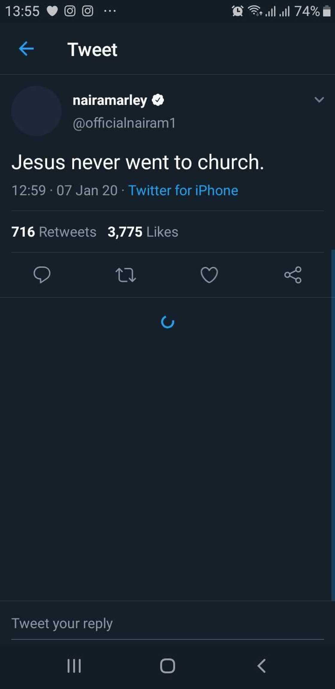 Jesus never went to church - Singer Naira Marley says Jesus never went to church - Singer Naira Marley says