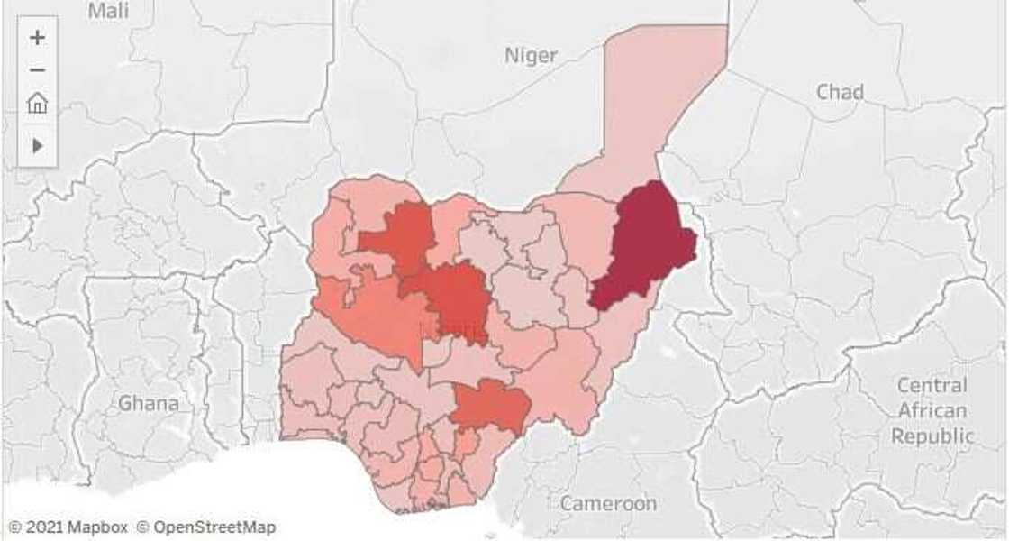 List: 8 Nigerian States Worst Hit by Security Crisis List: 8 Nigerian States Worst Hit by Security Crisis