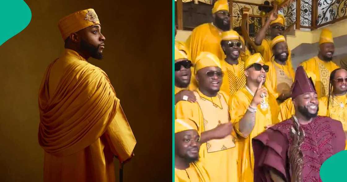 Chivido 2024: Groomsmen at Davido's wedding finally emerge. Chivido 2024: Groomsmen at Davido's wedding finally emerge.