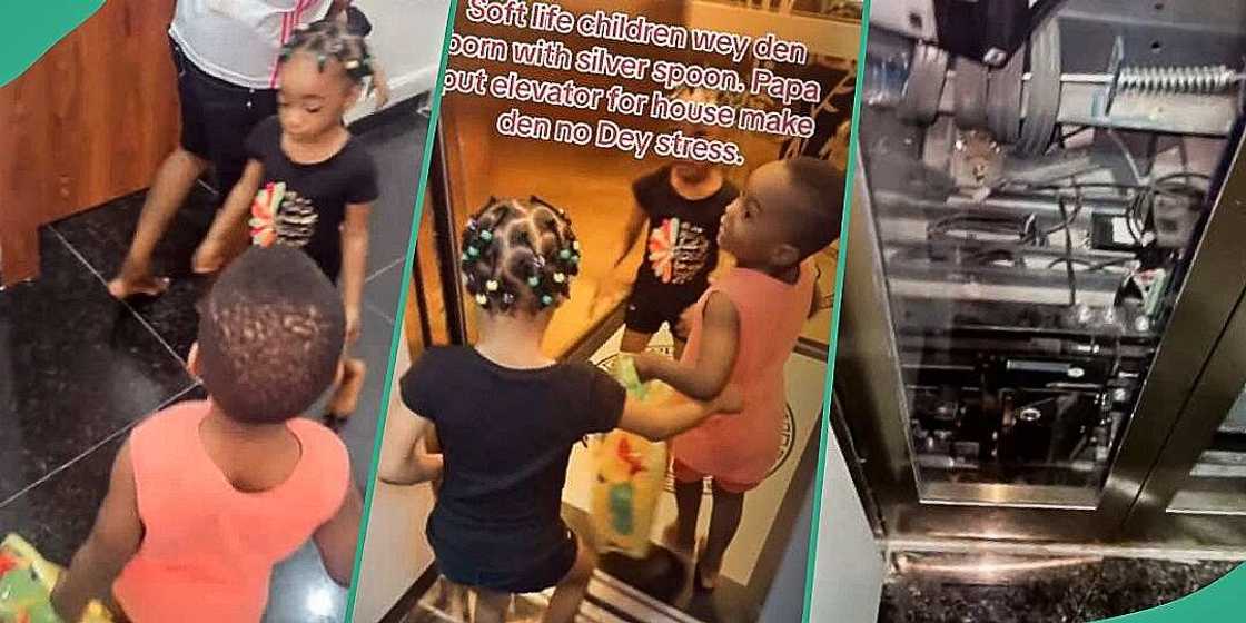 Video shows fine elevator built in Nigerian man's house Video shows fine elevator built in Nigerian man's house