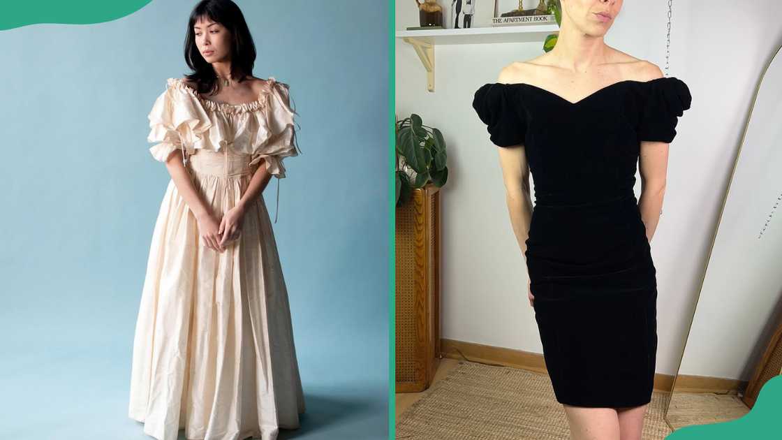 Off-the-shoulder dresses Off-the-shoulder dresses