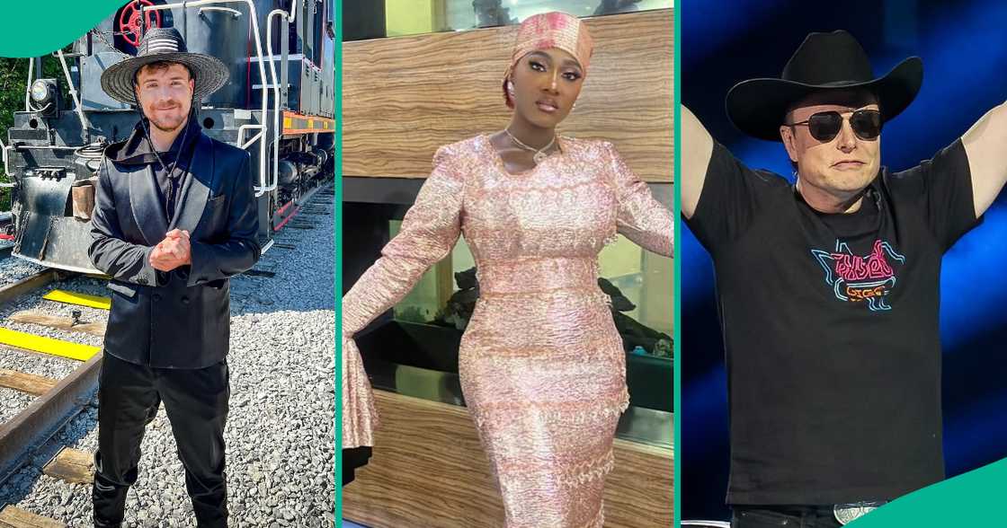 Mercy Johnson shares her thoughts on Elon Musk and Mr Beast's earnings. Mercy Johnson shares her thoughts on Elon Musk and Mr Beast's earnings.