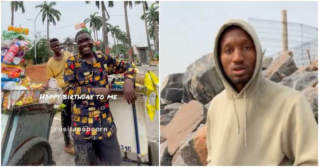 Young man gifts ice cream seller N5k for singing a birthday song for him Young man gifts ice cream seller N5k for singing a birthday song for him