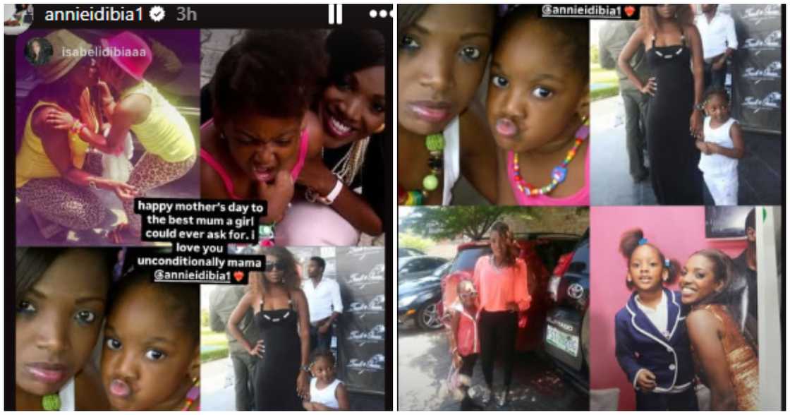 Isabella Idibia celebrates actress Annie on mothering Sunday Isabella Idibia celebrates actress Annie on mothering Sunday