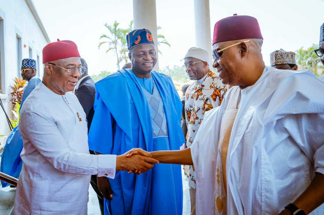 Kashim Shettima da shugabannin APC a Abuja