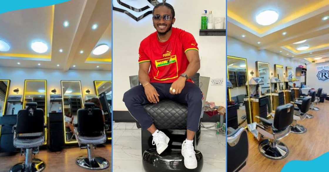 Ghanaian barber in pics Ghanaian barber in pics