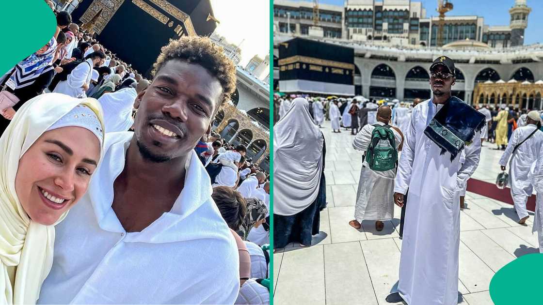 Paul Pogba performs Umrah