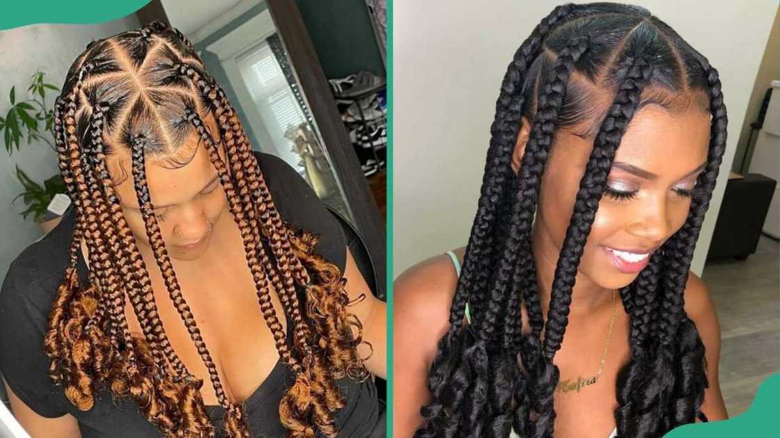 Coi braids with triangular parts Coi braids with triangular parts