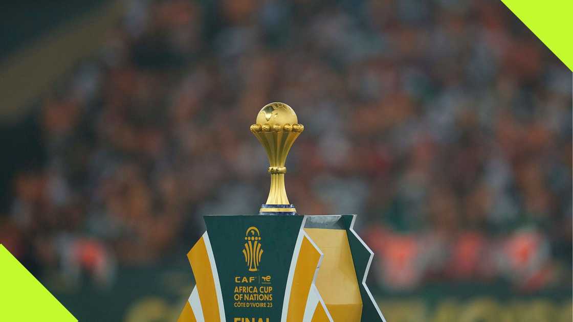 The Africa Cup of Nations winners trophy