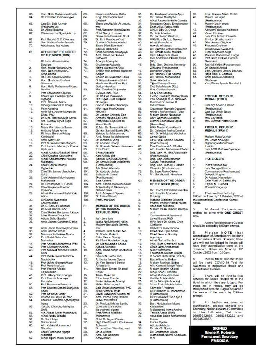 list of national honours recipients list of national honours recipients