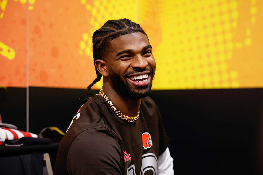 Shedeur Sanders at the Moscone Centre