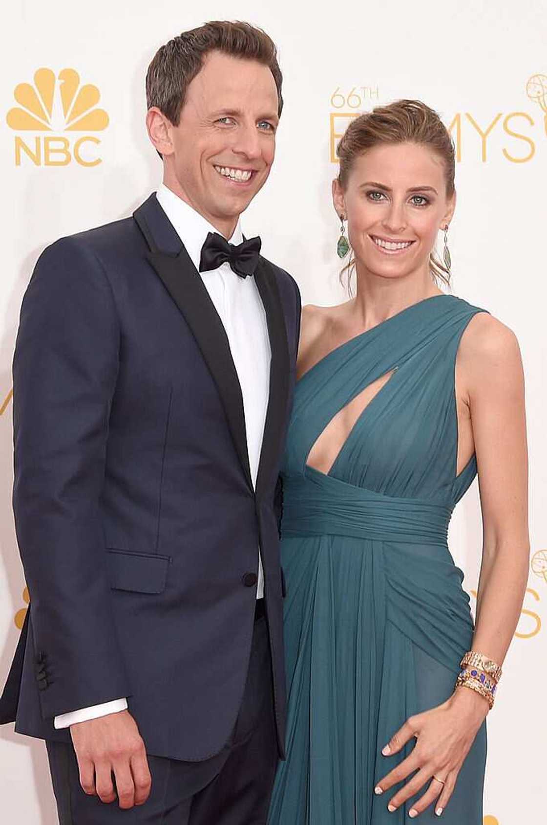 Seth Meyers and wife Seth Meyers and wife