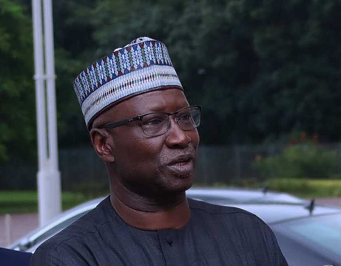 Tsohon sakataren gwamnatin tarayya, Boss Mustapha. Tsohon sakataren gwamnatin tarayya, Boss Mustapha.