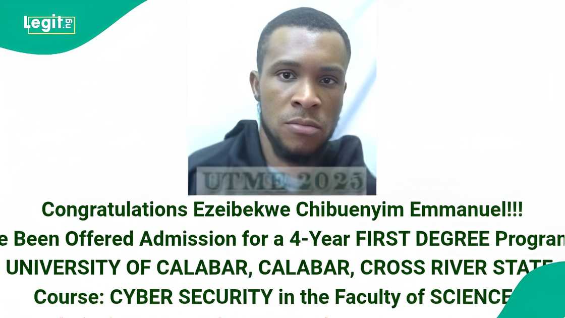 Nigerian student secures UNICAL admission and laptop gift