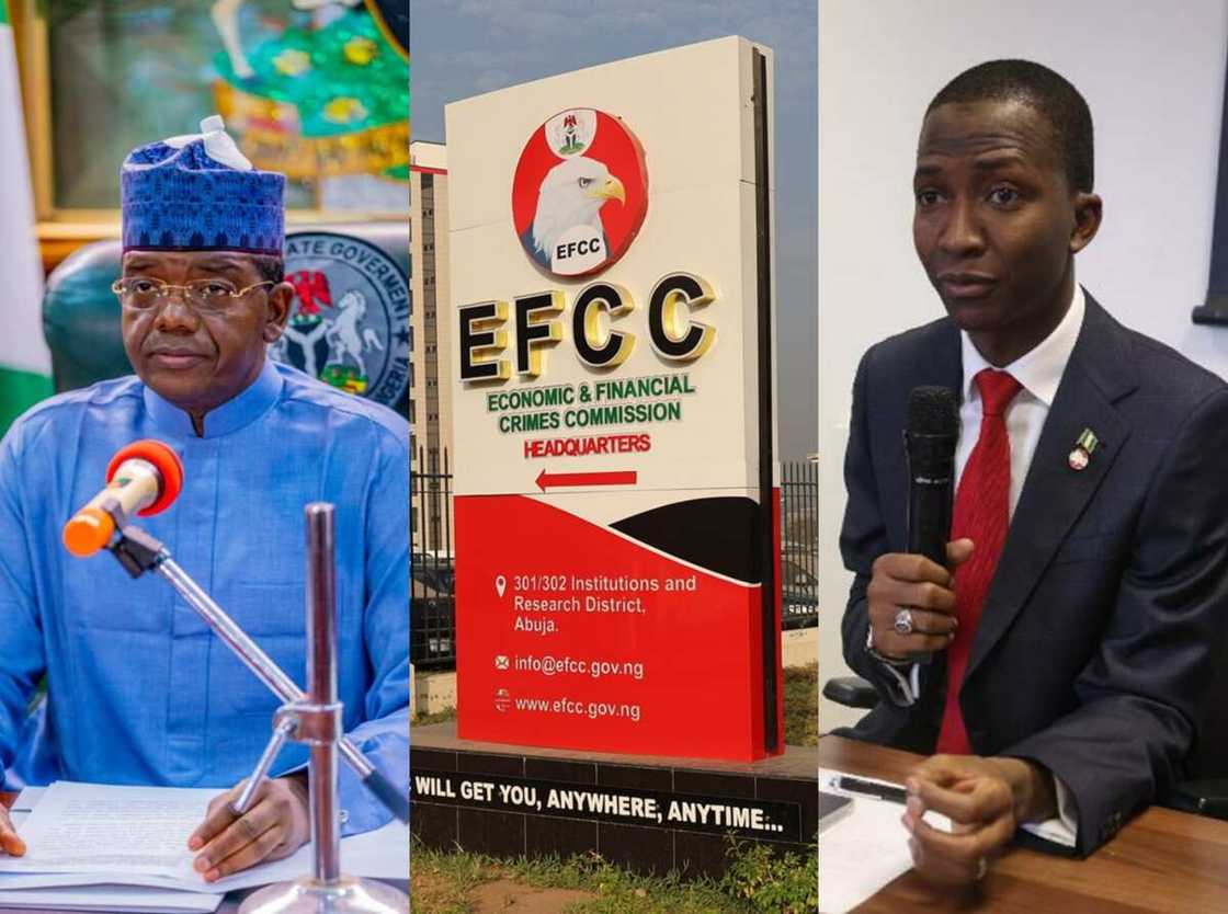 Matawalle da EFCC. Matawalle da EFCC.