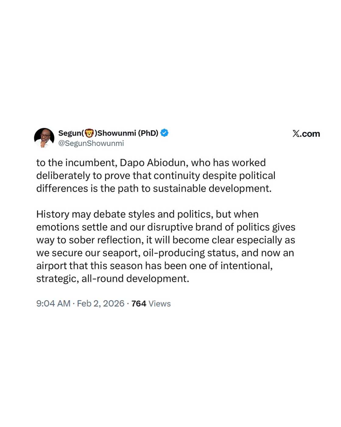 Beyond Politics: Commending Ogun State Governor, Dapo Abiodun