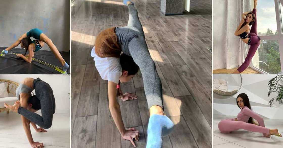 Ukrainian, Circus performer, Ruslana Krutas, Jaws dropping, Internet, Physical abilities, Kremenchuk, Training, Contortionist, Guinness World record Ukrainian, Circus performer, Ruslana Krutas, Jaws dropping, Internet, Physical abilities, Kremenchuk, Training, Contortionist, Guinness World record