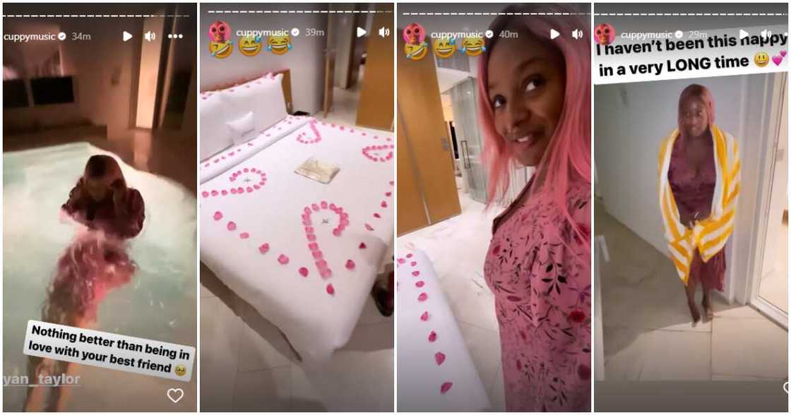 DJ Cuppy and Ryan Taylor DJ Cuppy and Ryan Taylor