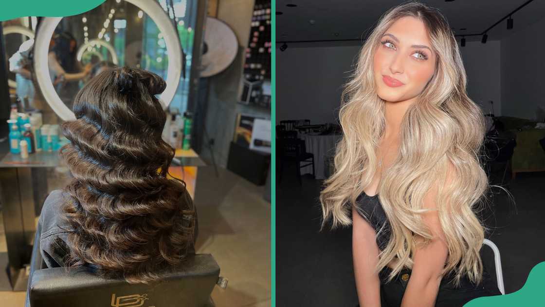 Brushed-out waves Brushed-out waves