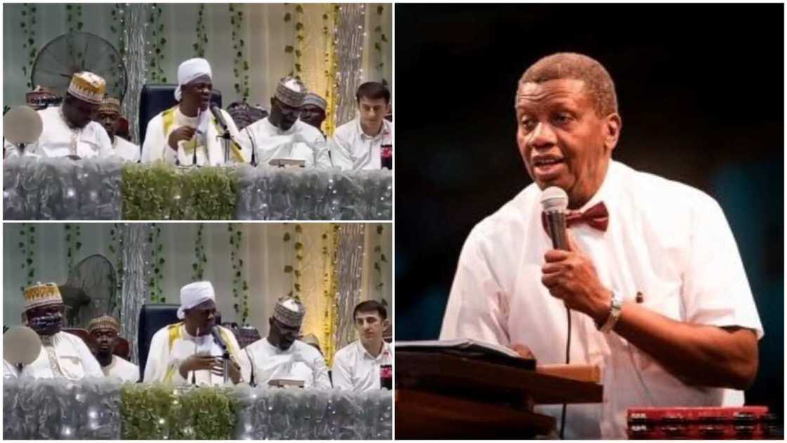 Popular Islamic cleric Farooq Onikijipa prays for Pastor Adeboye after son's death during Ramadan lecture Popular Islamic cleric Farooq Onikijipa prays for Pastor Adeboye after son's death during Ramadan lecture