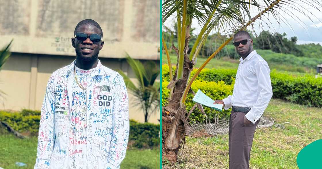 Man who returned to school after 1 year of suspension shares result he graduated with. Man who returned to school after 1 year of suspension shares result he graduated with.