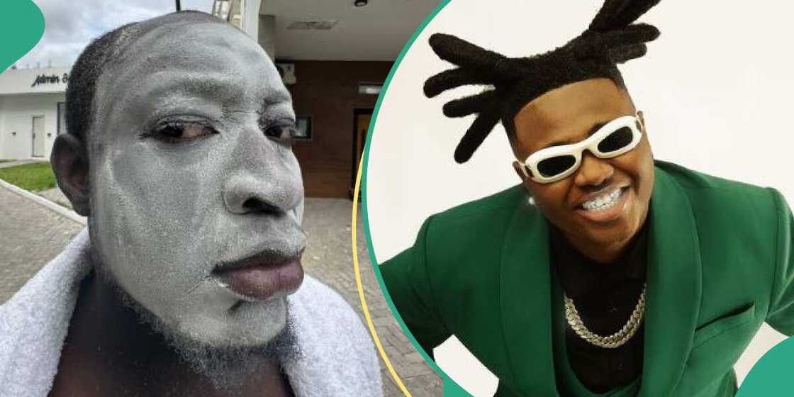 Singers Carter Efe and Berri Tiga Singers Carter Efe and Berri Tiga