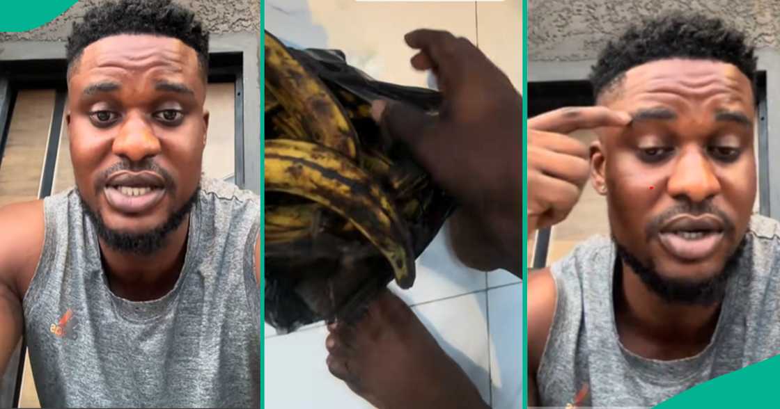 Man laments as wife locks him outside over plantain he bought Man laments as wife locks him outside over plantain he bought