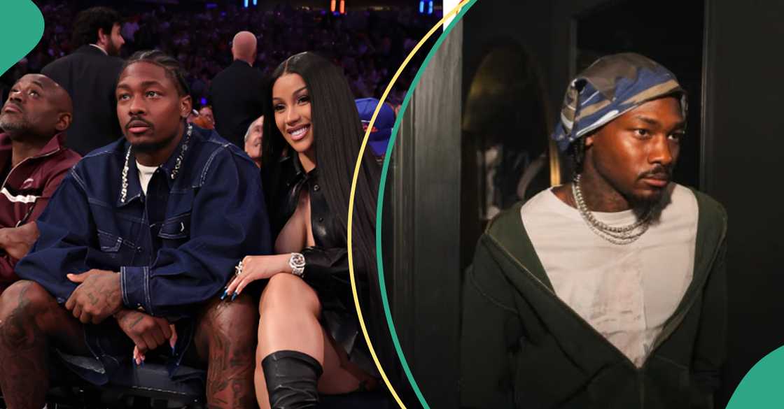 Stefon Diggs avoids answering questions about Cardi B’s pregnancy Stefon Diggs avoids answering questions about Cardi B’s pregnancy