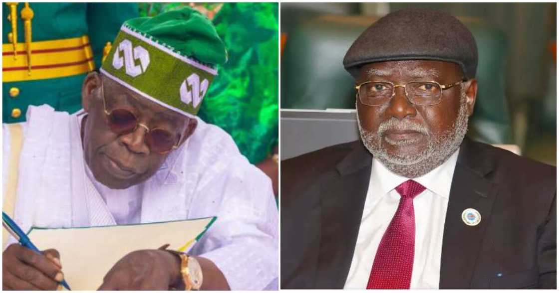 President Tinubu/Justice Olukayode Ariwoola/JJC/23 Judges President Tinubu/Justice Olukayode Ariwoola/JJC/23 Judges