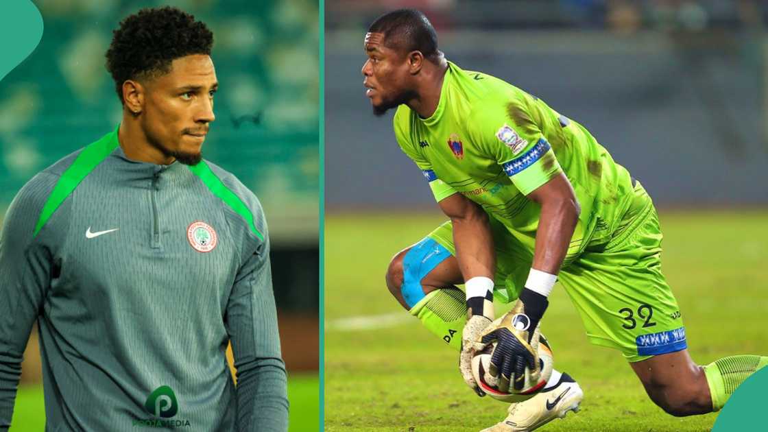 Man mentions goalkeeper that should play against Benin. Man mentions goalkeeper that should play against Benin.
