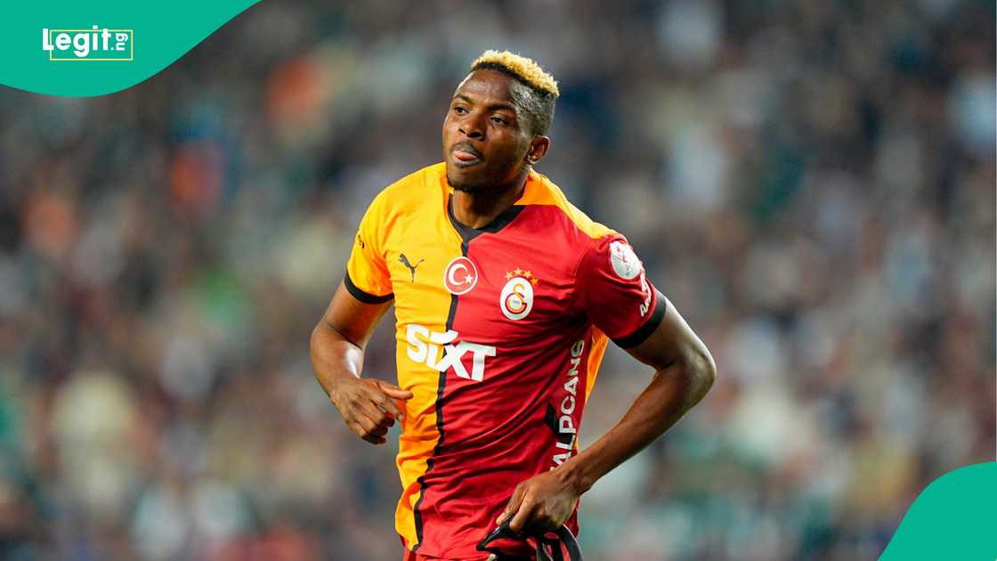 Victor Osimhen, Galatasaray, Konyaspor, Medas Konya Buyuksehir Stadium, Konya, Turkiye, Ziraat Turkish Cup. Victor Osimhen, Galatasaray, Konyaspor, Medas Konya Buyuksehir Stadium, Konya, Turkiye, Ziraat Turkish Cup.