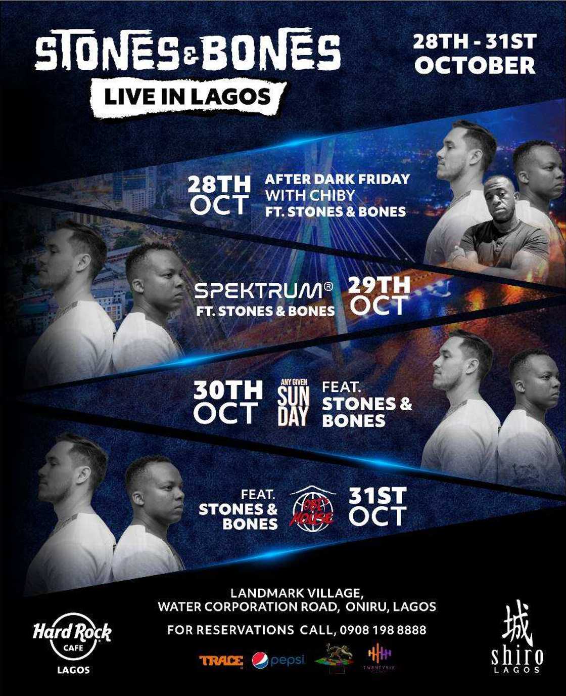 Stones & Bones: Pepsi Collaborates With Hard Rock Cafe to Bring Premium Musical Entertainment To Lagos Stones & Bones: Pepsi Collaborates With Hard Rock Cafe to Bring Premium Musical Entertainment To Lagos