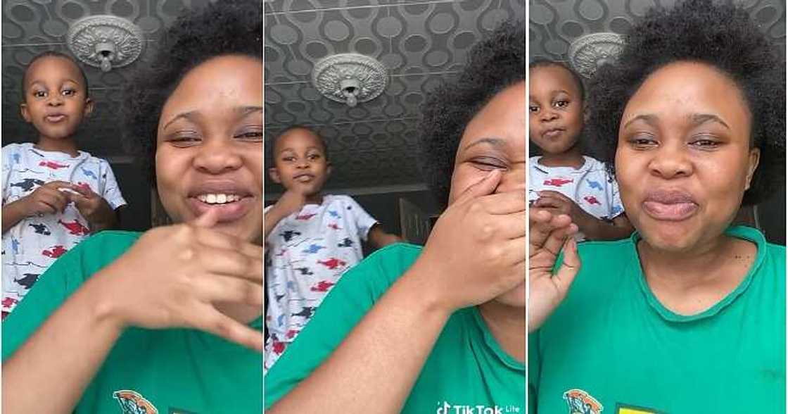 Little boy raps for mum, alphabet Little boy raps for mum, alphabet