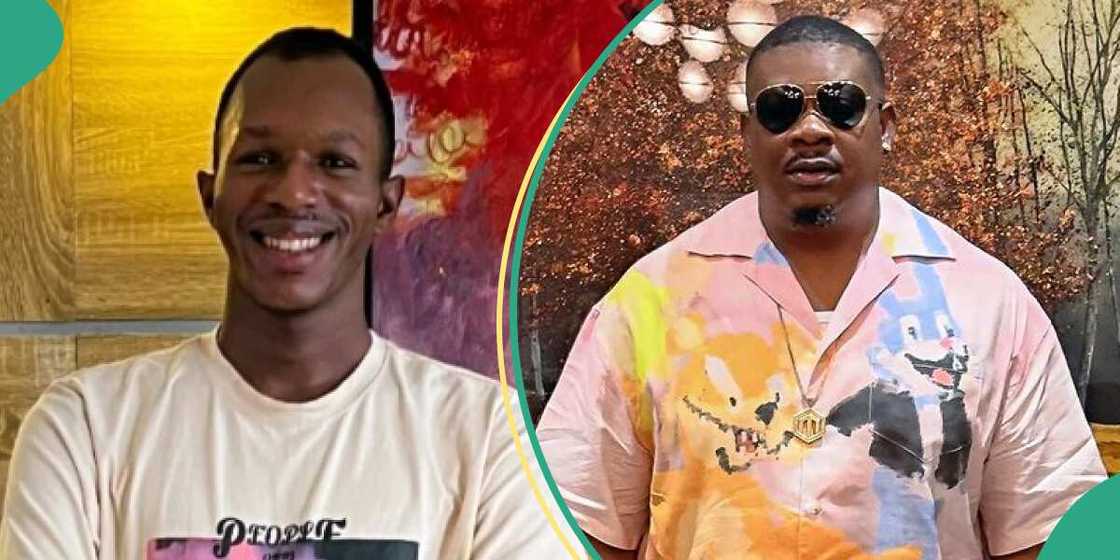 Daniel Regha advises Don Jazzy to adopt a child. Daniel Regha advises Don Jazzy to adopt a child.