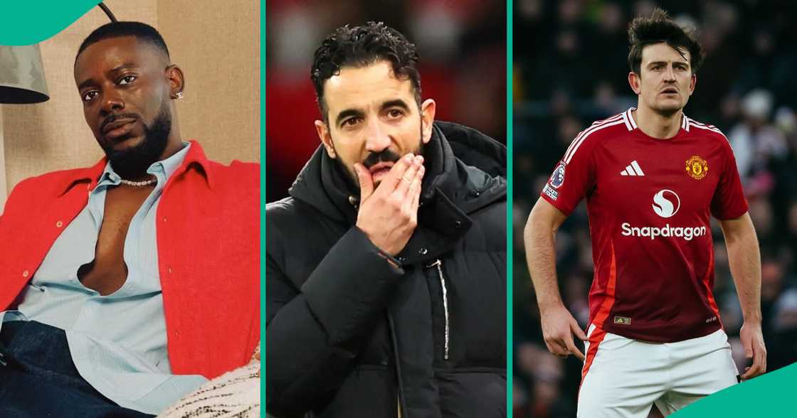 Adekunle Gold react to Manchester United's defeat. Adekunle Gold react to Manchester United's defeat.