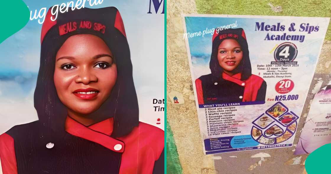 Reactions trail Ebonyi lady's business poster, leaves many confused