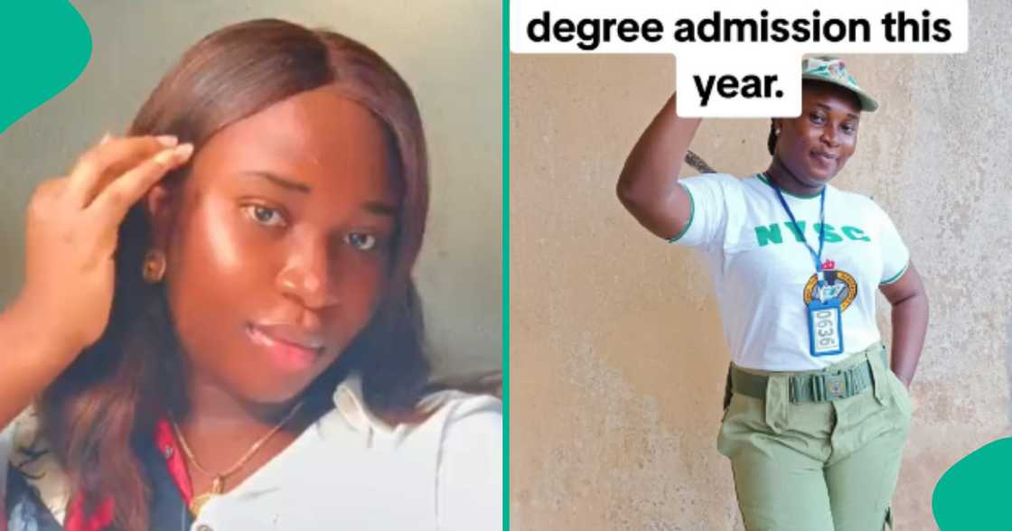 Lady gets admitted to study law after finishing her NYSC programme, rejoices