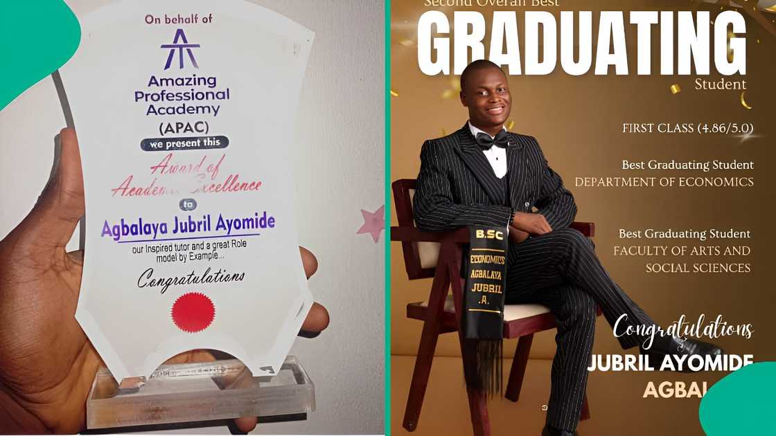 Graduate who funded education with hard labour celebrates success