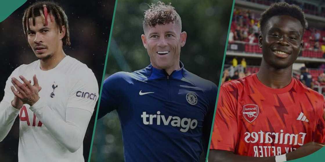 Saka, Dele Alli, Ross Barkley Saka, Dele Alli, Ross Barkley