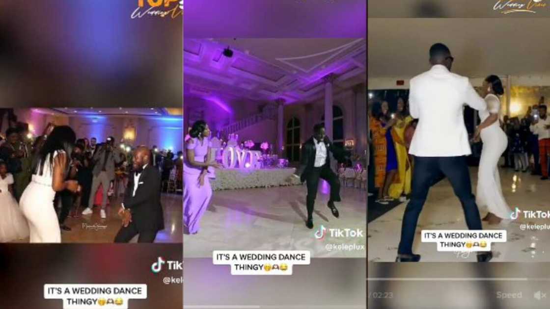 Three brides dance amazingly in clip Three brides dance amazingly in clip