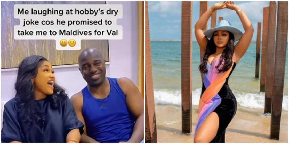 Mercy Aigbe and her husband Mercy Aigbe and her husband