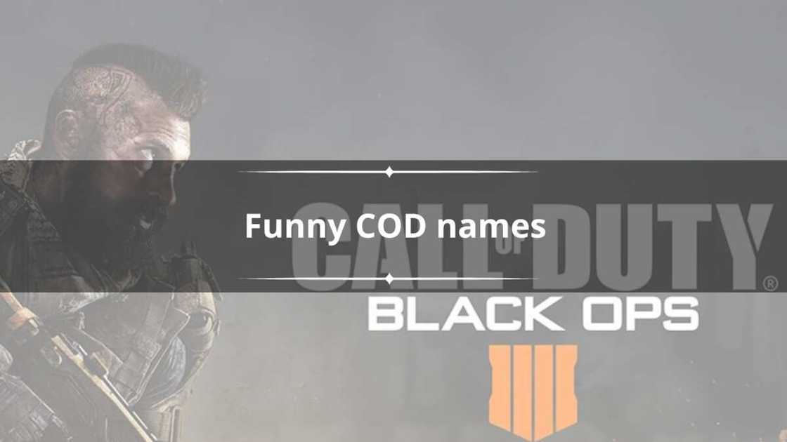 Funny COD names