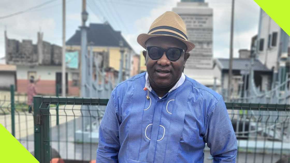 Idah Peterside at his home in Nigeria in 2023. Idah Peterside at his home in Nigeria in 2023.