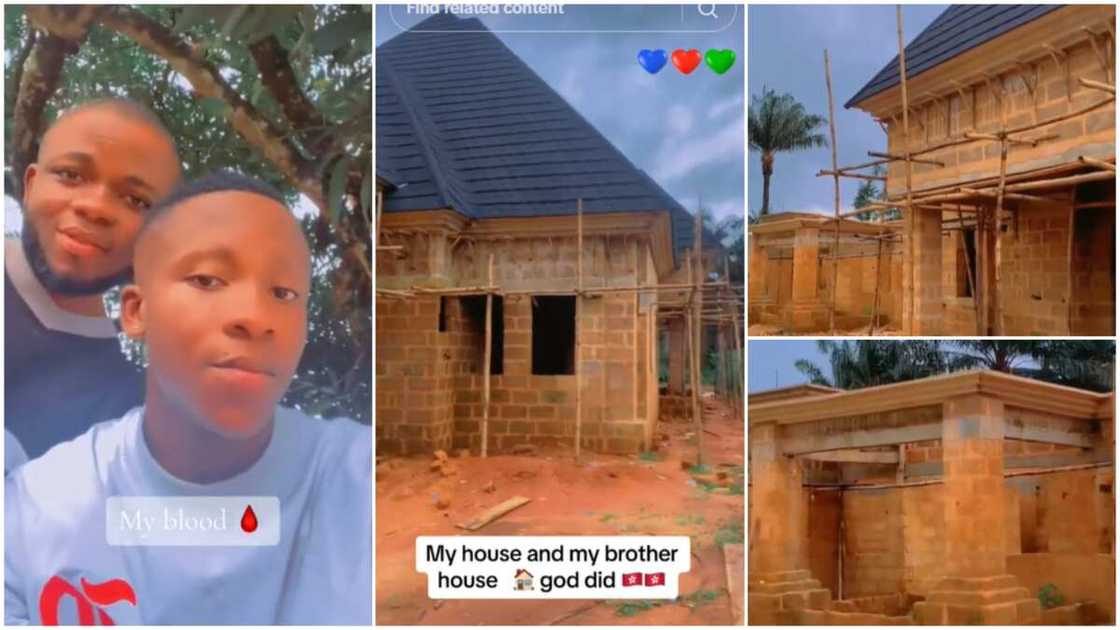 2 houses in same compound/Brothers built together. 2 houses in same compound/Brothers built together.