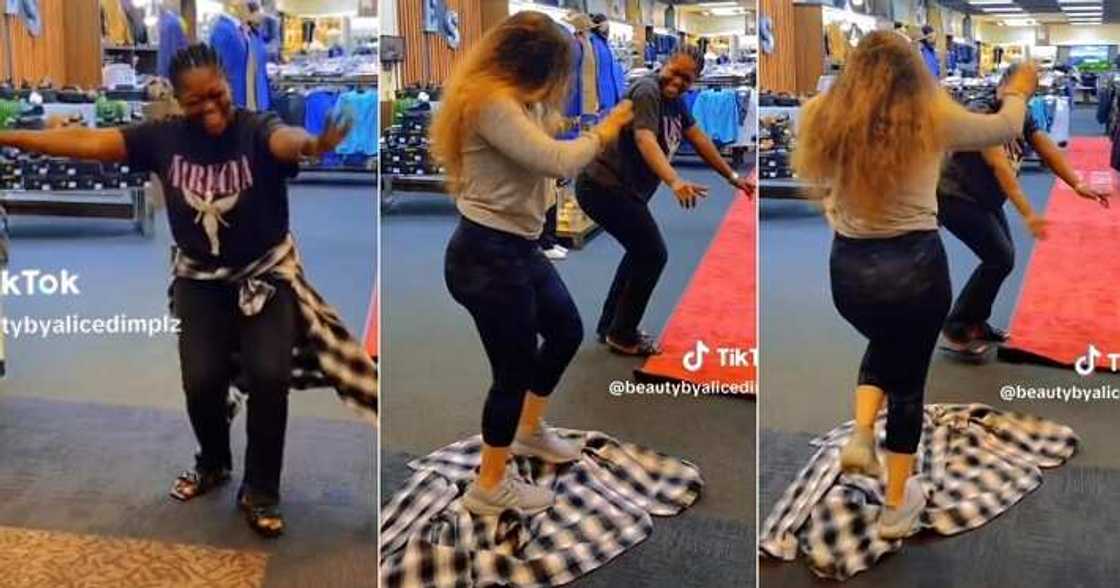 Amazing moment a hairdresser welcomed her first client in Atlanta Amazing moment a hairdresser welcomed her first client in Atlanta