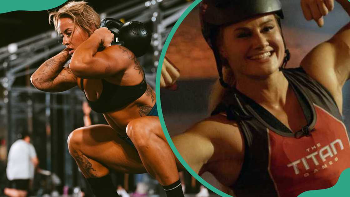 Dani Speegle training and showing off her muscles Dani Speegle training and showing off her muscles