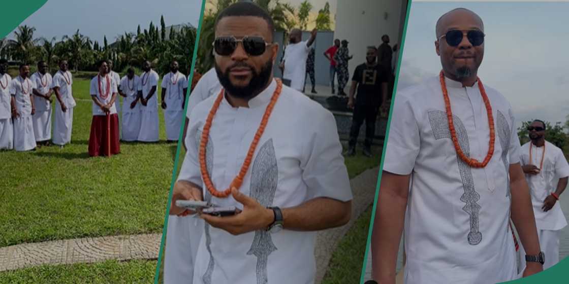 Groomsmen rock Edo outfit